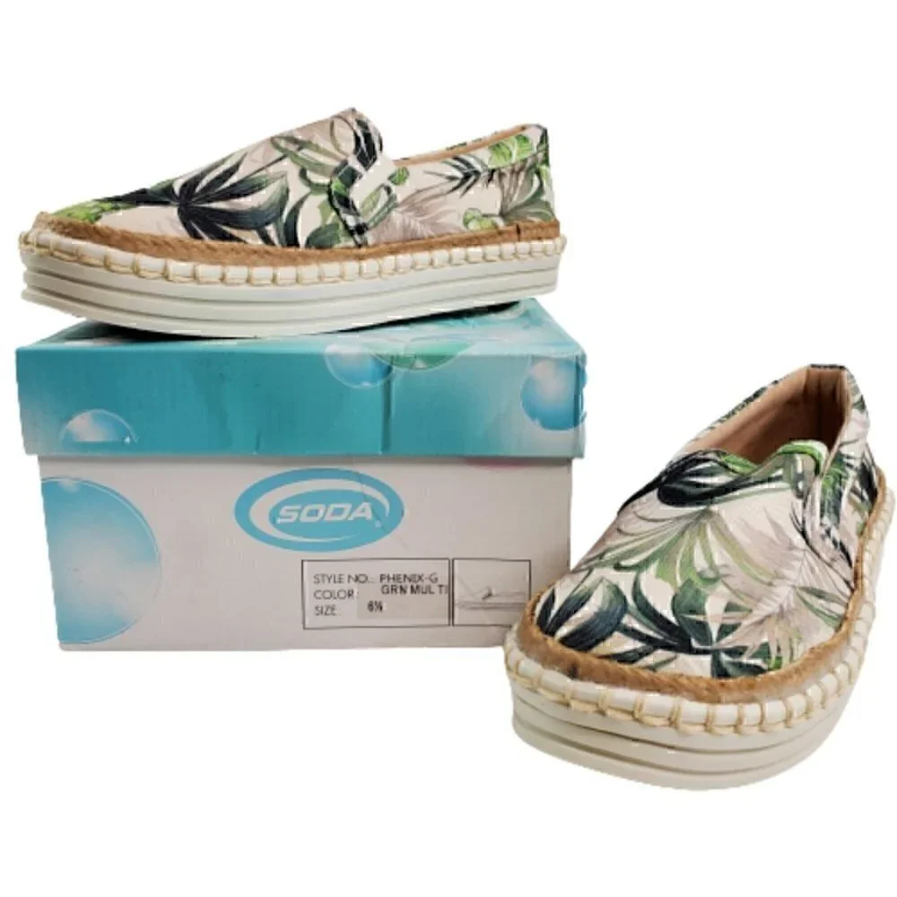 Soda Phenix Women's Espadrilles Slip-On Loafer